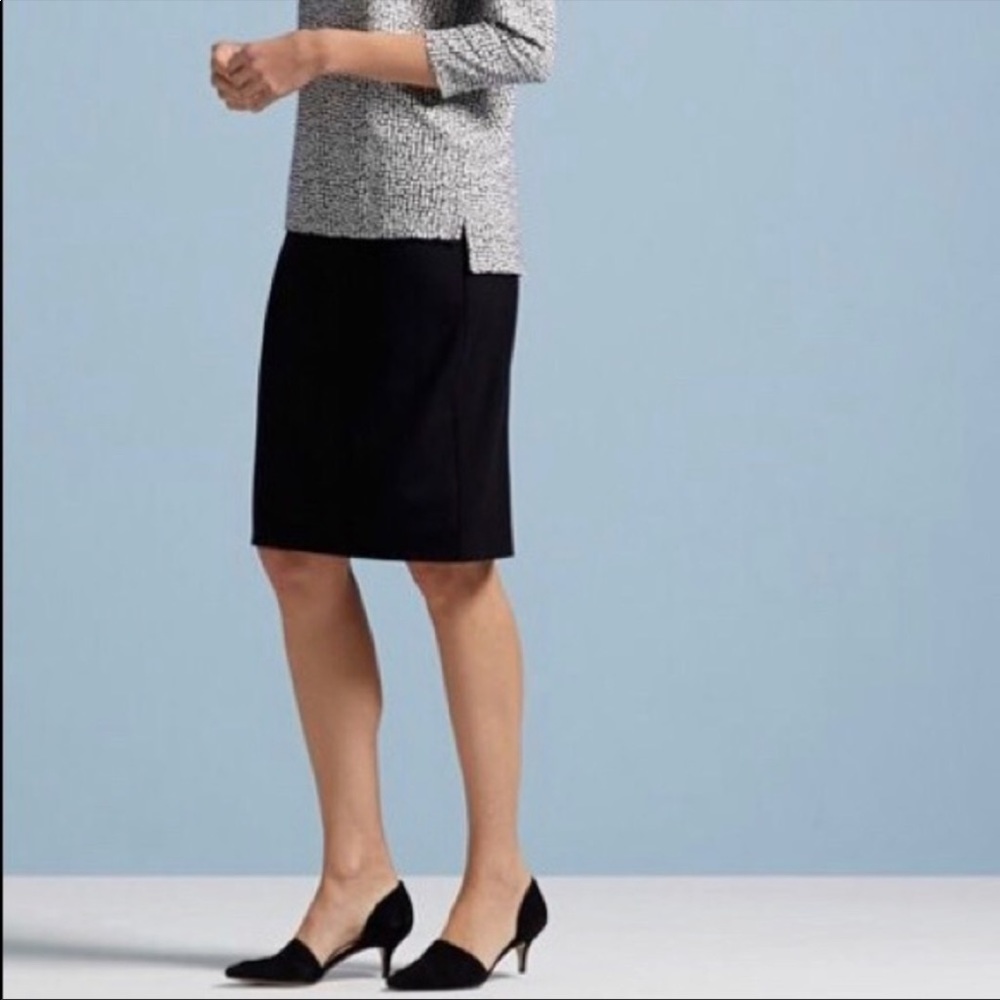 J. Jill Wearever Collection Black Skirt